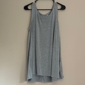 dip Heather Gray Flowy Tank Top
